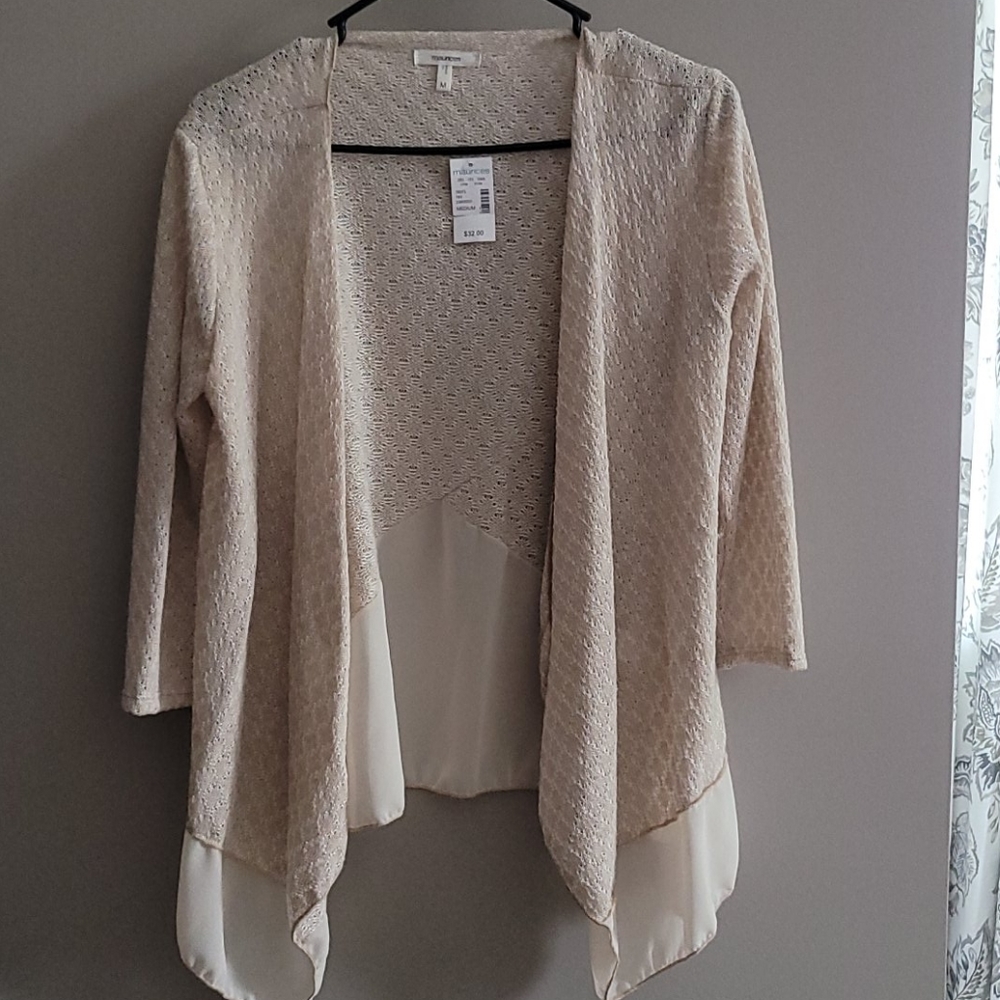 Cream Maurices cardigan